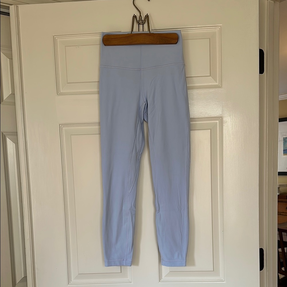 Light Blue Lululemon Align high rise Leggings